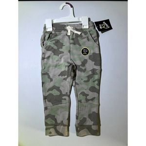 Art Class Jogger Pants Green Camo 2T